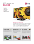 LG 60LN5400 60" Full HD Black LED TV