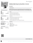 Kensington SafeStand iMac® Universal Keyed Locking Station
