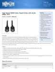 Tripp Lite High Speed HDMI Cable, Digital Video with Audio (M/M), 35-ft.