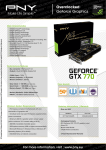 PNY KF770GTX2GEPB NVIDIA GeForce GTX 770 2GB graphics card