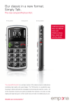 Deutsche Telekom Emporia TALKcomfort 1.8" 80g Black, Silver
