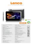 Lenco TAB-720 8GB Black tablet