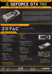 Zotac ZT-70202-10P NVIDIA GeForce GTX 780 3GB graphics card