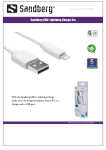 Sandberg USB>Lightning Charge 3m
