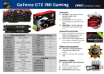 MSI V284-081R NVIDIA GeForce GTX 760 2GB graphics card