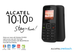 Alcatel 1010D 1.45" 59g Black