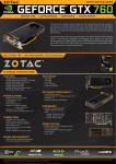 Zotac ZT-70401-10P NVIDIA GeForce GTX 760 2GB graphics card