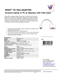 V7 HDMI - VGA m/f