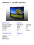 Sansui HDLCD4060 40" Full HD Black LCD TV