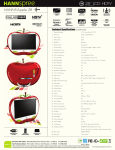 Hannspree ST28FMUR 27.5" Full HD Red LCD TV