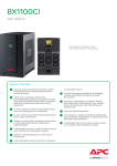 APC BX1100CI uninterruptible power supply (UPS)