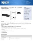 Tripp Lite 7-Port USB 3.0 SuperSpeed Hub with Dedicated 2A USB Charging Port