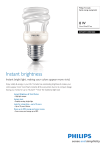 Philips Tornado 871829113901000 energy-saving lamp