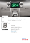 Saeco Syntia Super-automatic espresso machine HD8838/04