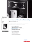 Saeco Xelsis Super-automatic espresso machine HD8943/13