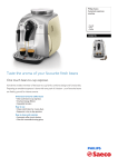 Saeco Xsmall Super-automatic espresso machine HD8745/12