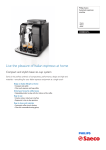 Saeco Syntia Super-automatic espresso machine HD8833/16