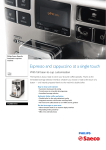 Saeco Exprelia Super-automatic espresso machine HD8854/03