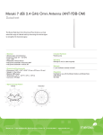 Meraki ANT-7DB-OM network antenna