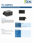 iStarUSA TC-350PD3 power supply unit