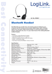 LogiLink BT0027 headset