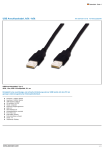 ASSMANN Electronic USB 2.0, USB A - USB A, 1 m