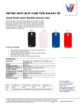 V7 Metro Anti-Slip Galaxy S4