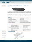 Kanex HDSC91D video switch