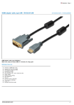 Digitus HDMI adapter cable