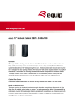 Equip 19" Standing Network Cabinet DELTA S 800 x 1200