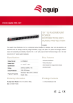 Equip 8-Bay German Power Distribution Unit with Surge Protection