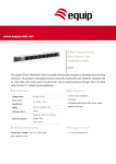 Equip 8-Bay French Power Distribution Unit, Aluminum Shell