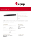 Equip 8-Bay German Power Distribution Unit