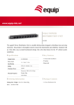 Equip 9-Bay German Power Distribution Unit