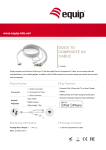 Equip Dock to Composite AV Cable