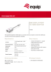 Equip Mini DisplayPort to HDMI Adapter