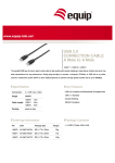 Equip USB 2.0 Cable A/M to A/M