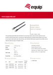 Equip High Speed HDMI Cable with Ethernet, A/M to A/M