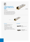 LevelOne 1.25G Copper Transceiver, RJ-45, 100m