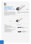 LevelOne 1.25G SMF SFP Transceiver, 10km, 1310nm