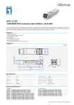 LevelOne 125M MMF SFP Transceiver, 2km, 850nm, -20 ~ 85C