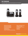 Panasonic KX-TG6843B telephone