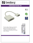 Sandberg Adapter iPad 30pin->VGA