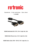 Rotronic DVI-D/DVI-D, 2 m