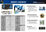 MSI N650Ti-1GD5/OC V1 NVIDIA GeForce GTX 650 Ti 1GB