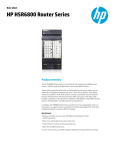 Hewlett Packard Enterprise HSR6808