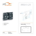 Poli Bracket PF011-21 flat panel wall mount