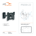 Poli Bracket PS030-22 flat panel wall mount