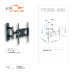 Poli Bracket W084 flat panel wall mount