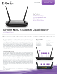 EnGenius ESR350H Wi-Fi Ethernet LAN Black router